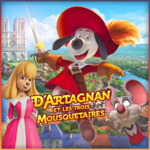 Affiche animée du film « D’Artagnan et les 3 mousquetaires